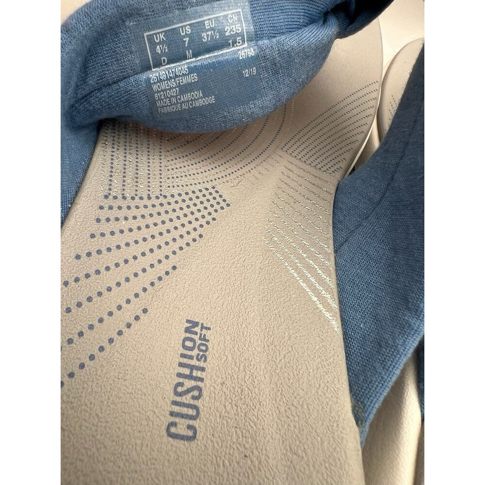 Clarks Arla Glison Blue Flip Flops Women Size 7 - Picture 8 of 9